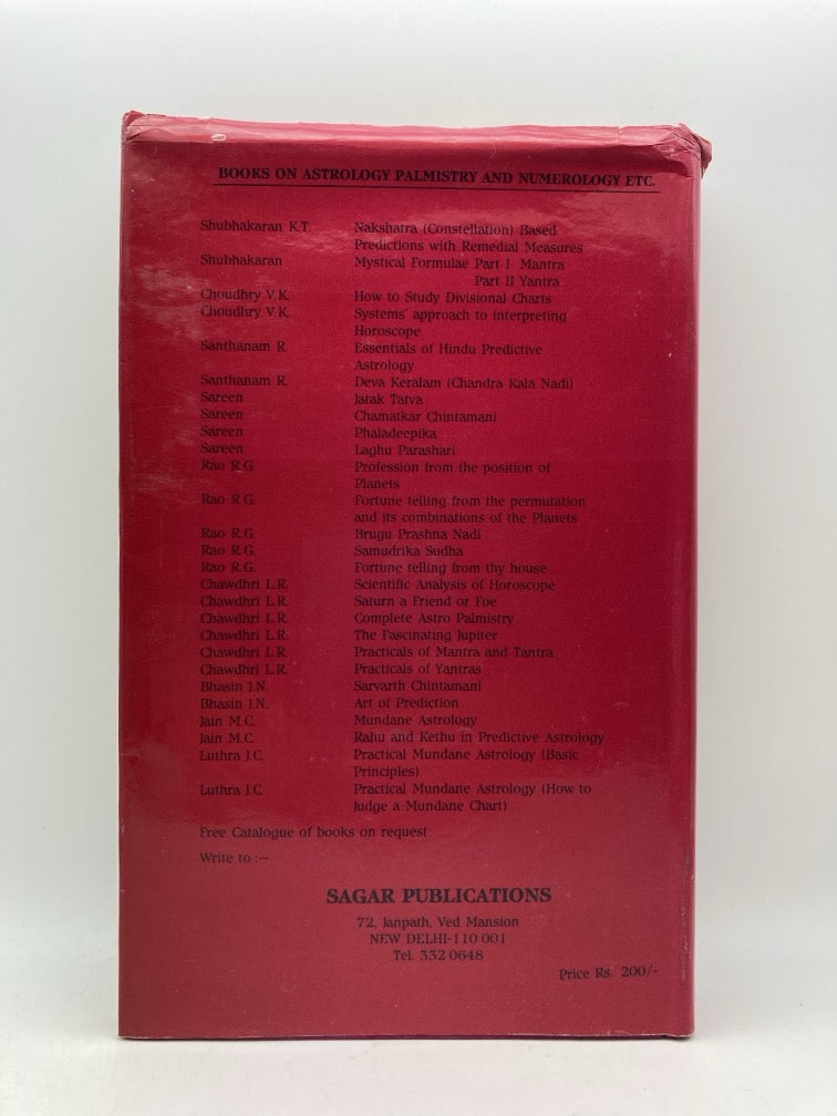 Essentials of Hindu Predictive Astrology