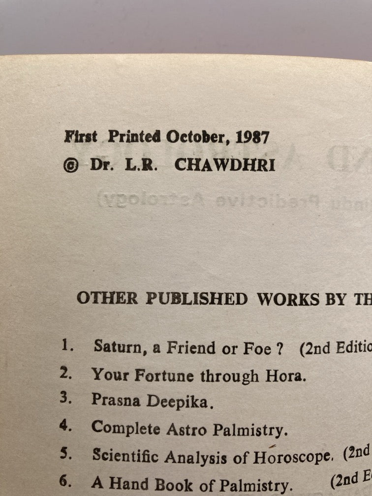 Mars and Astrology: An Exhaustive Study of Planet Mars Based on Hindu Astrology