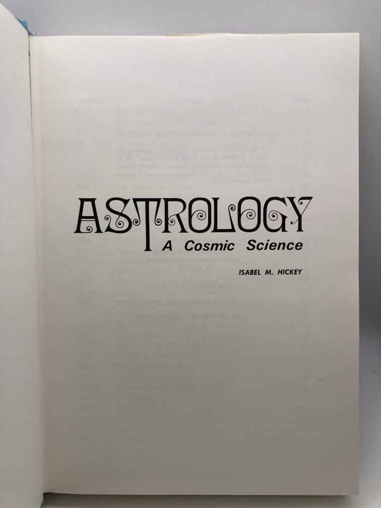 Astrology: A Cosmic Science