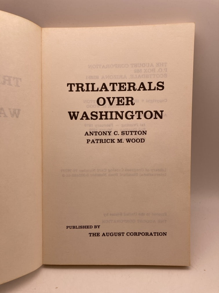 Trilaterals Over Washington