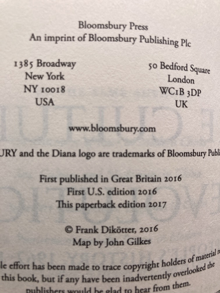 Frank Dikotter China History Trilogy (Paperback)