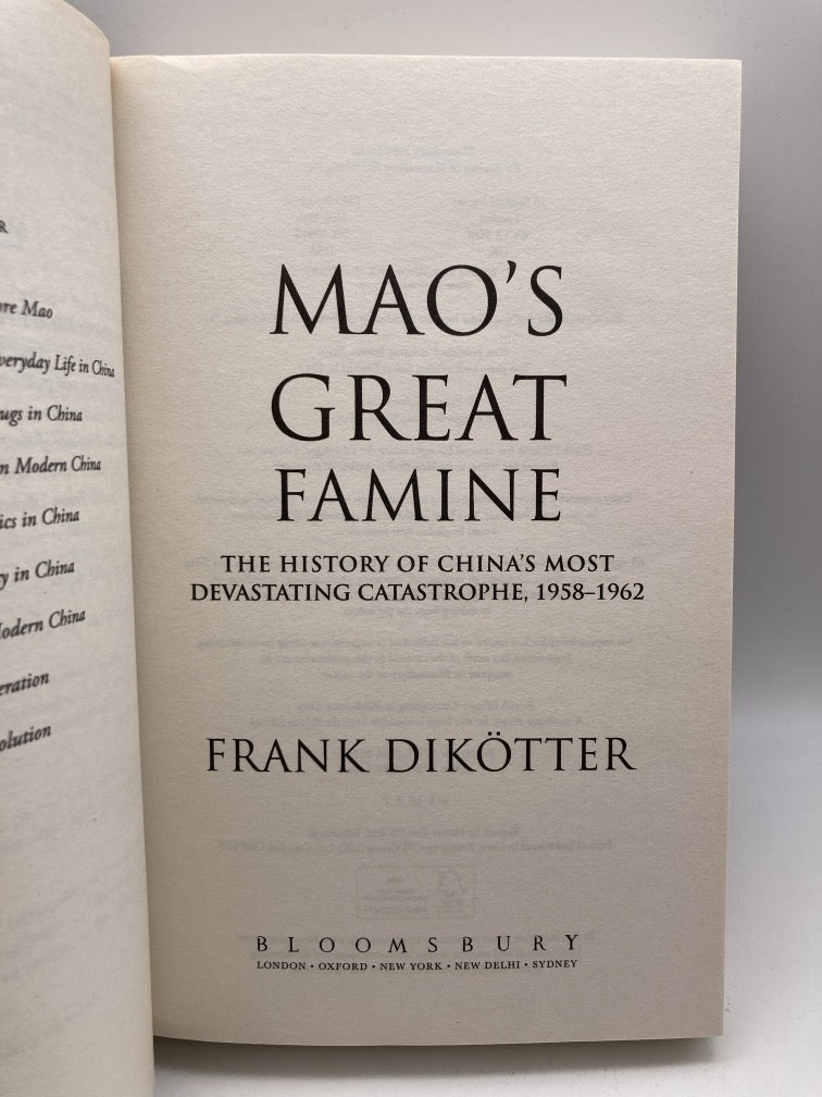 Frank Dikotter China History Trilogy (Paperback)