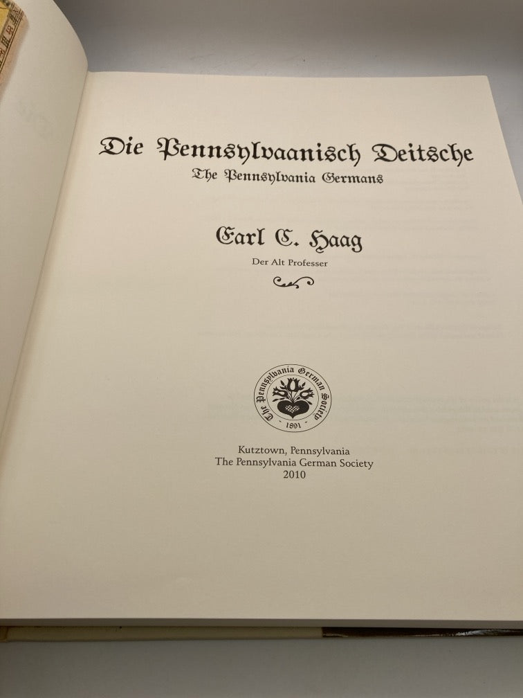 Die Pennsylvaanisch Deitsche (2 Volume Set)