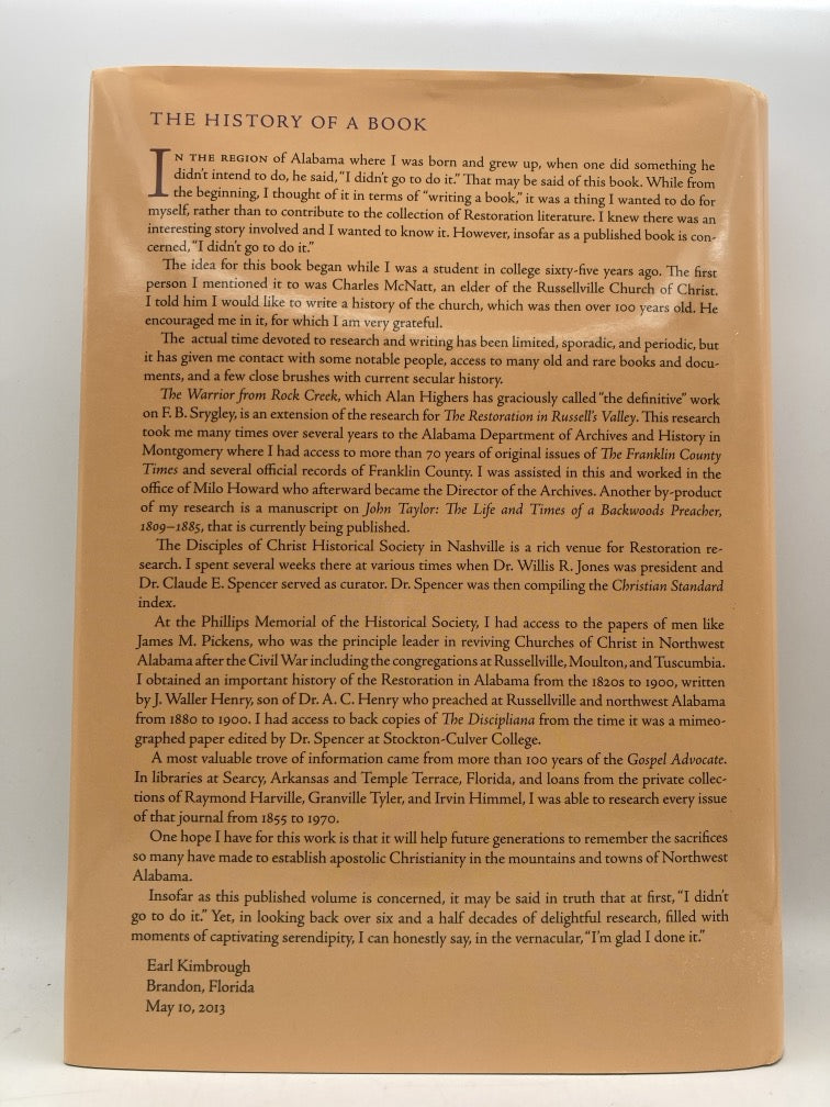 The Restoration in Russell's Valley and Northwest Alabama 1842-1945