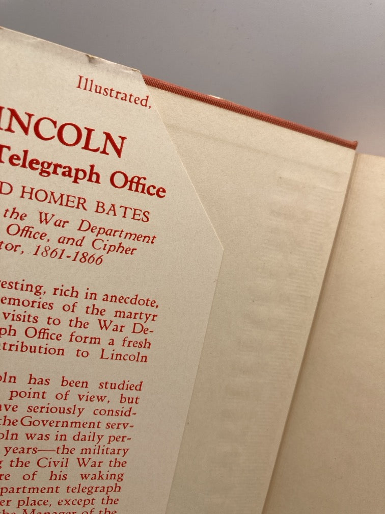 Lincoln in the Telegraph Office: Recollections of the United States Military Telegraph Corps During the Civil War