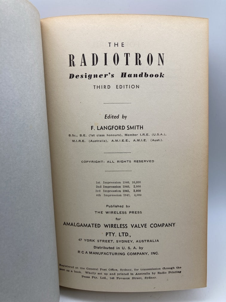 Radiotron Designer's Handbook: Third Edition