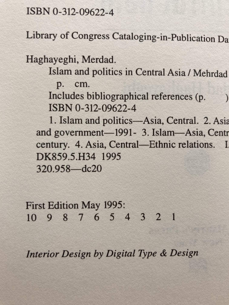 Islam and Politics in Central Asia
