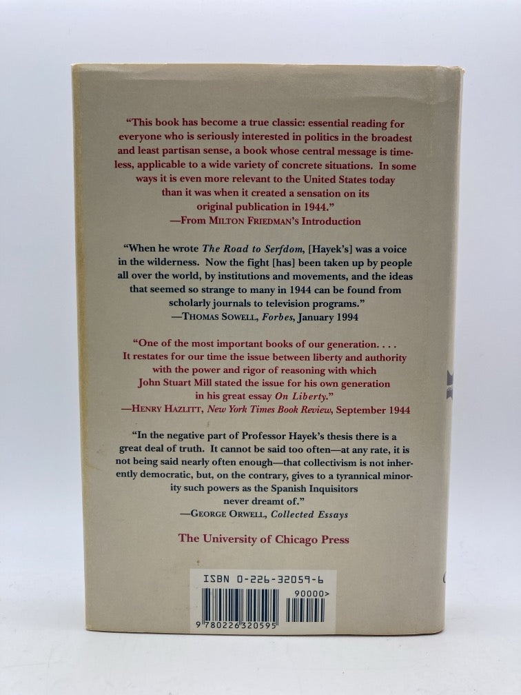 The Road to Serfdom: Fiftieth Anniversary Edition