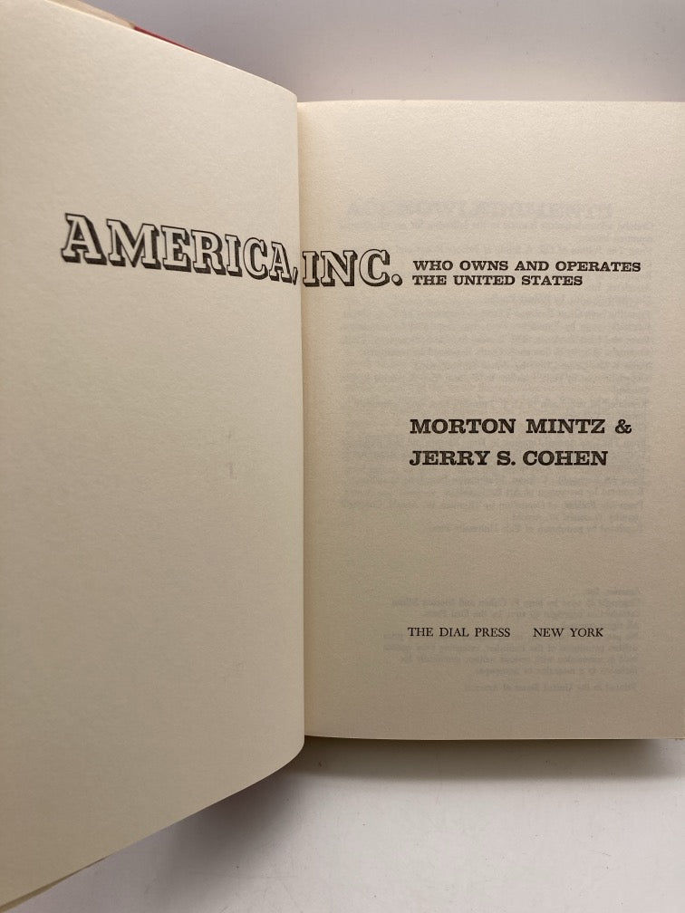 America, Inc.: Who Owns and Operates the United States
