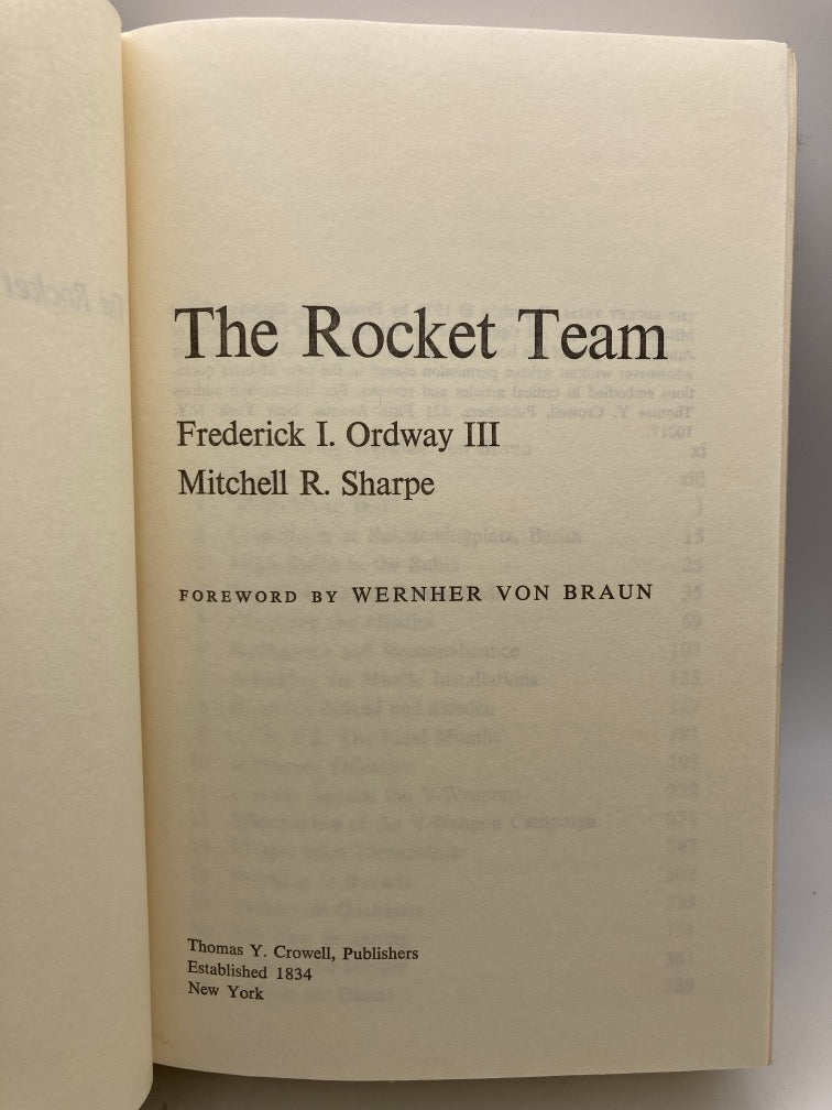 The Rocket Team: From the V-2 to the Saturn Moon Rocket