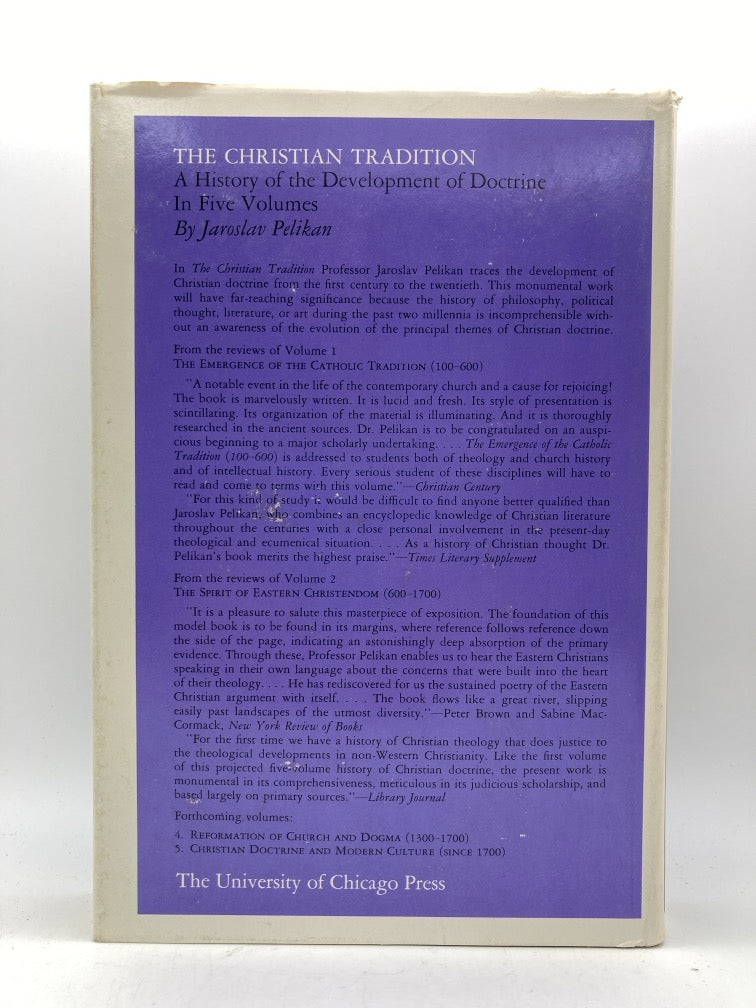 The Christian Tradition: 3 - The Growth of Medieval Theology (600-1300)