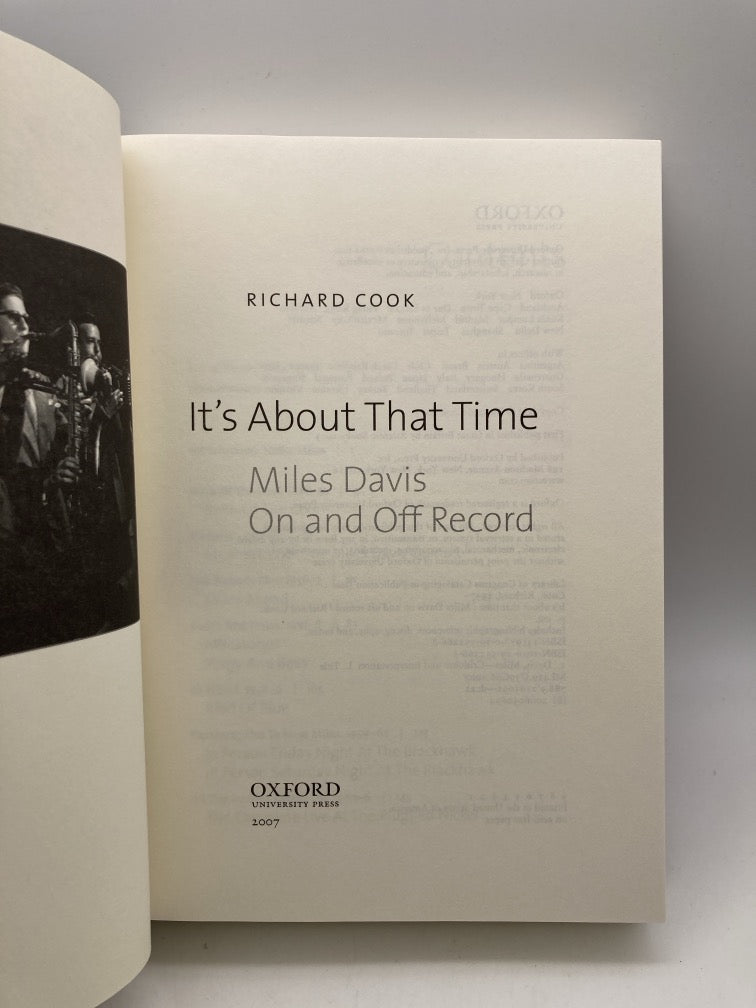 It's About that Time: Miles Davis On And Off Record