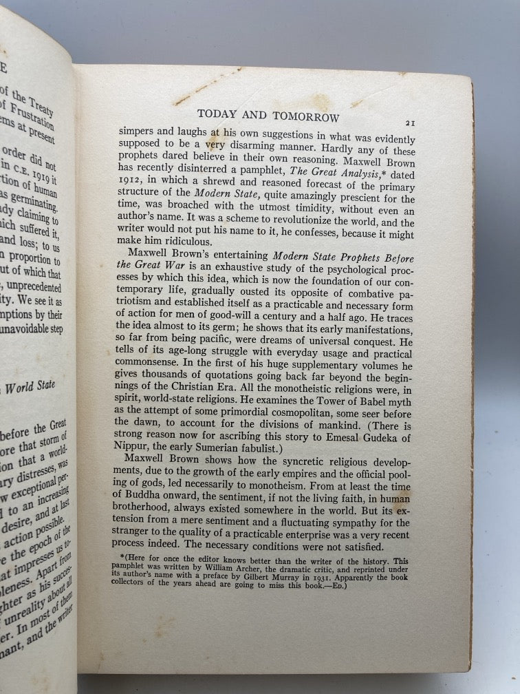 The Shape of Things to Come