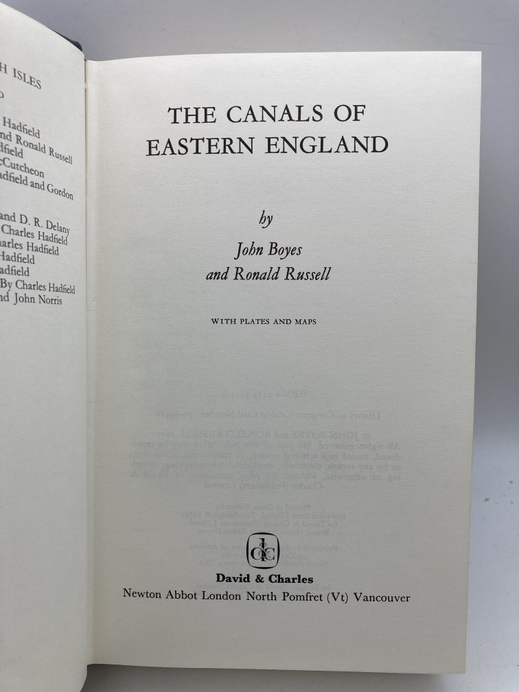 The Canals of Eastern England