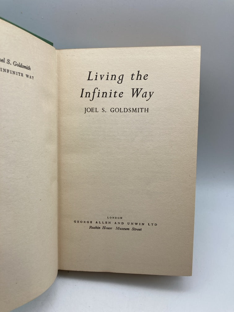 Living the Infinite Way (signed)