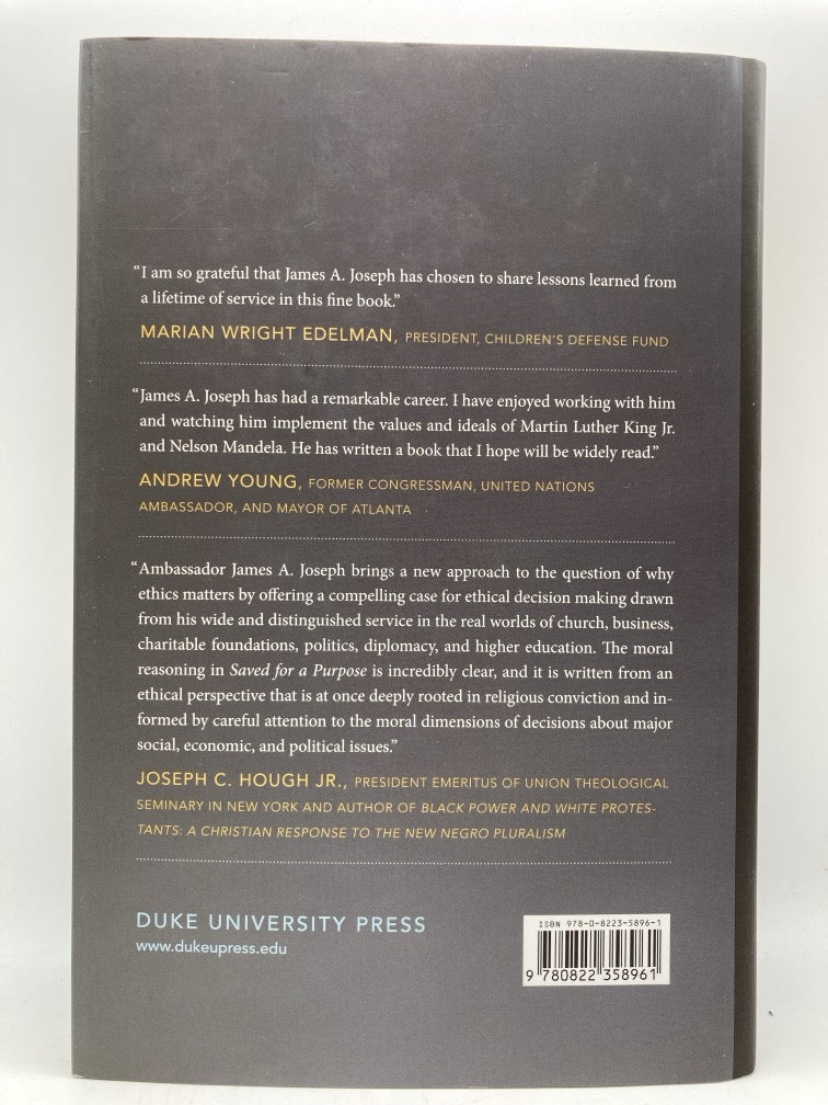 Saved for a Purpose: A Journey from Private Virtues to Public Values