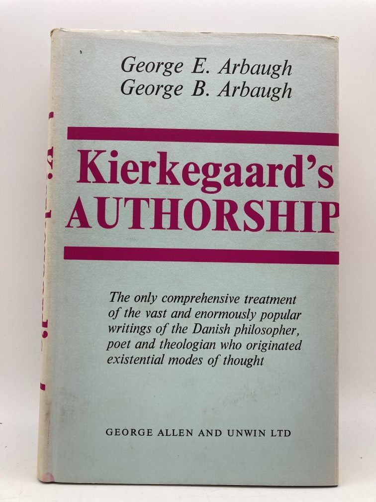 Kierkegaard's Authorship; a Guide to the Writings of Kierkegaard