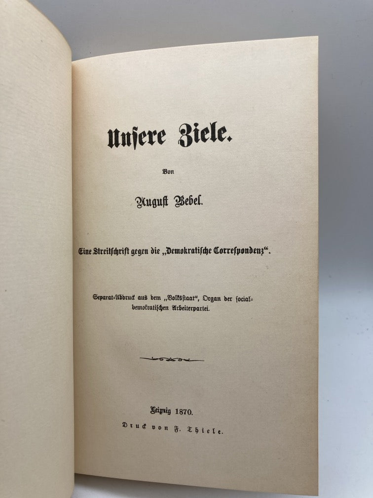 Unsere Ziele (Our Goals: 1969 German Edition in Slipcase)