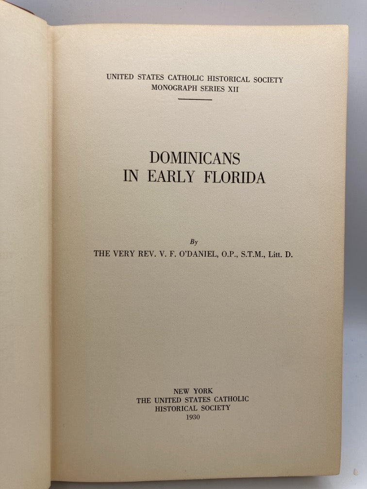 Dominicans in Early Florida
