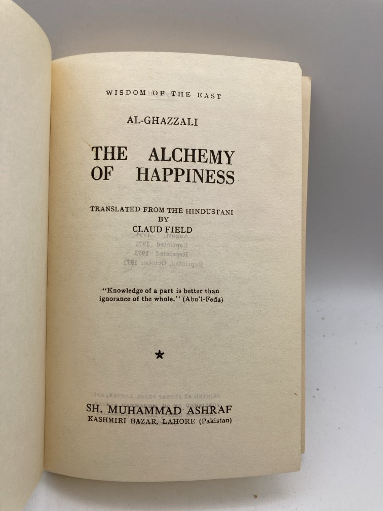 The Alchemy of Happiness