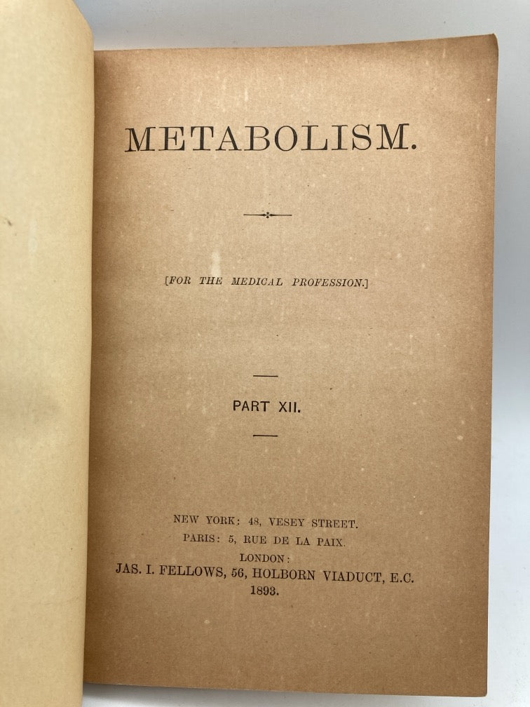 Zymosis and Pathogenesis + Metabolism (James Fellows)