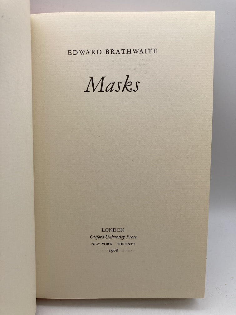 Rights of Passage and Masks by Edward Brathwaite