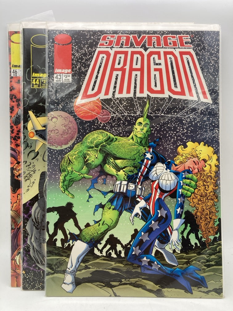 Savage Dragon Comic Books (Lot of 38)