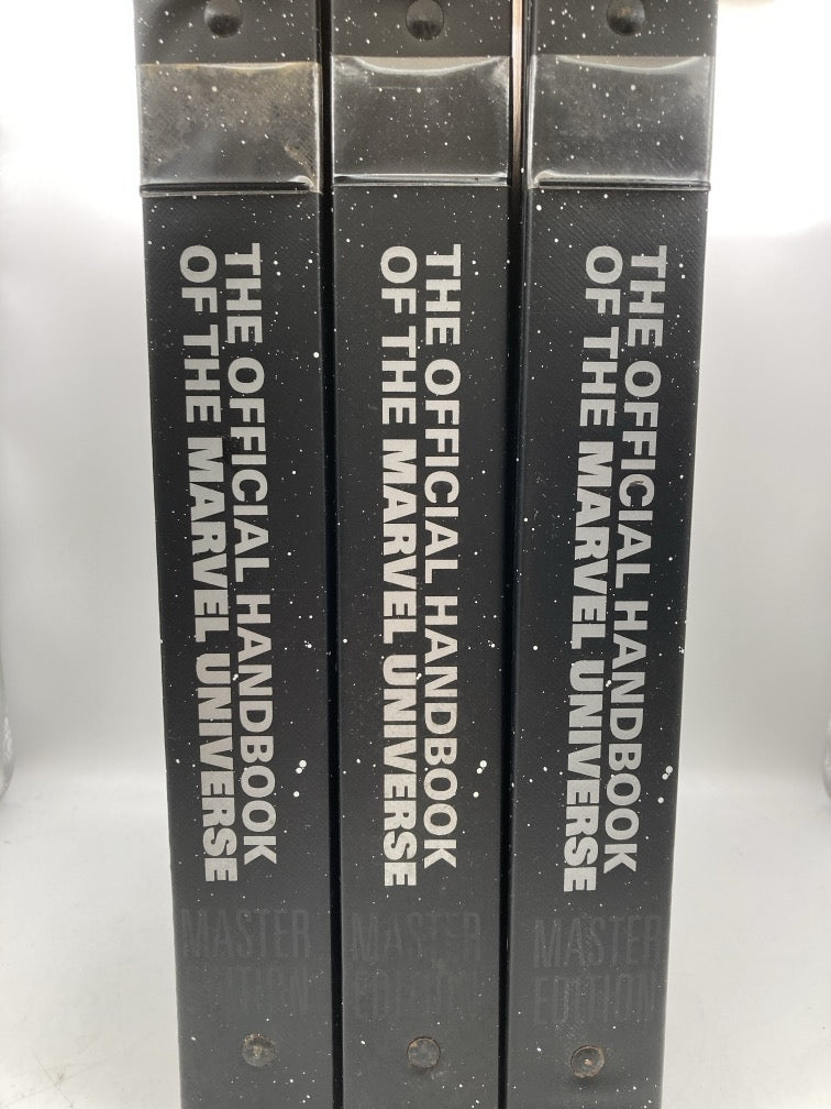 The Official Handbook of the Marvel Universe: Master Edition (3 Binders & 21 full card sets)
