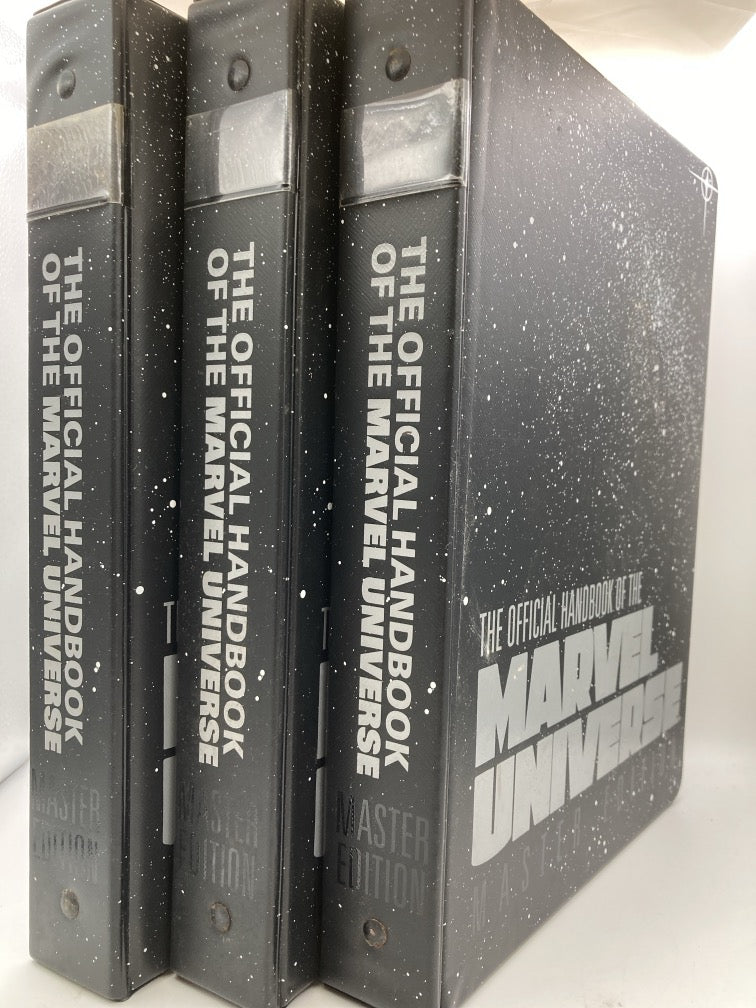 The Official Handbook of the Marvel Universe: Master Edition (3 Binders & 21 full card sets)