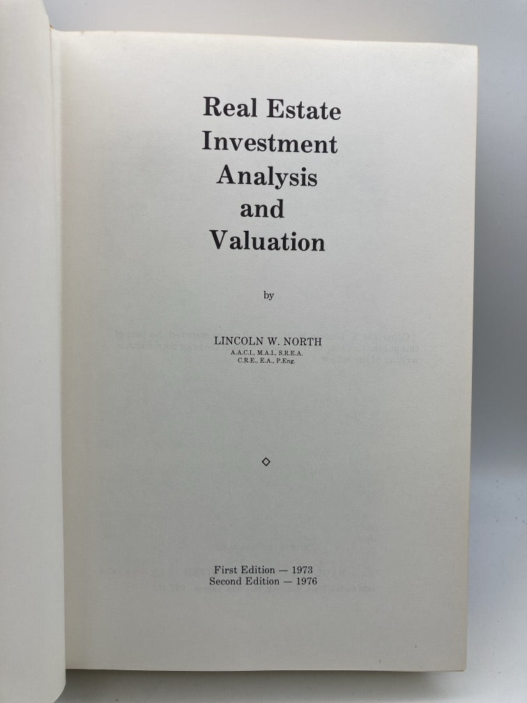 Real Estate Investment Analysis and Valuation