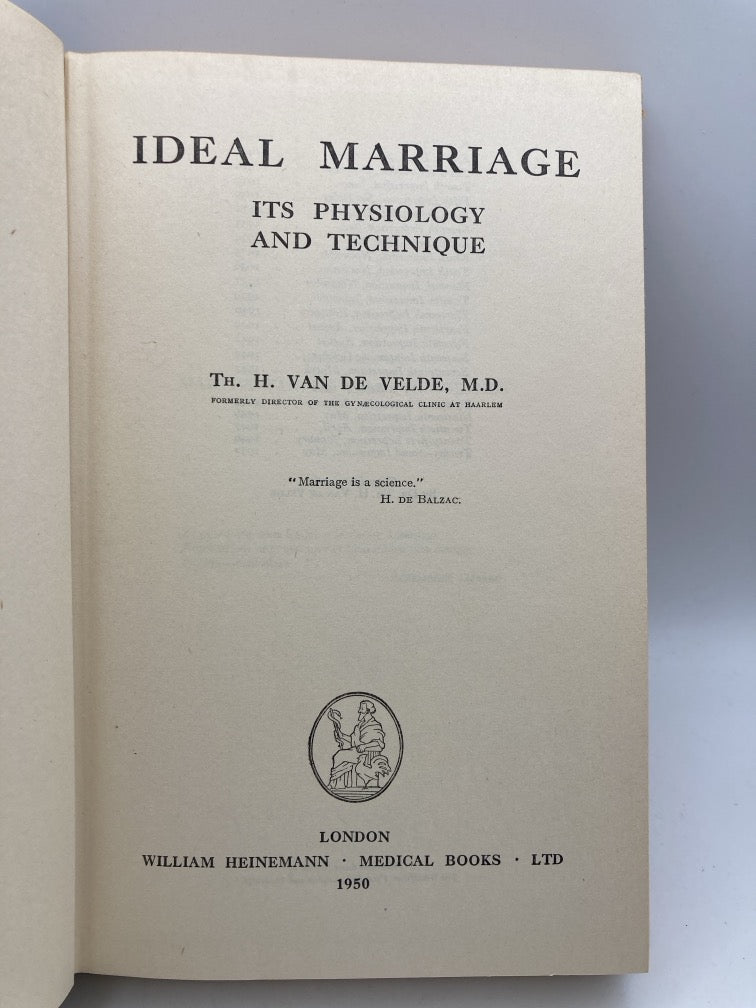 Ideal Marriage: Its Physiology and Technique