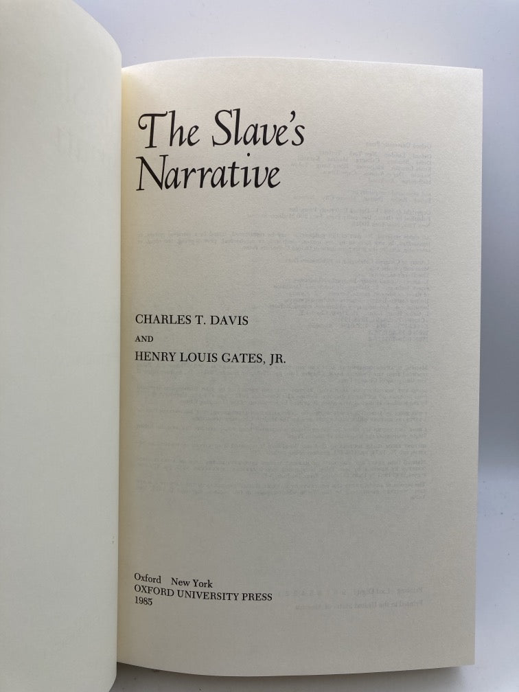The Slave's Narrative