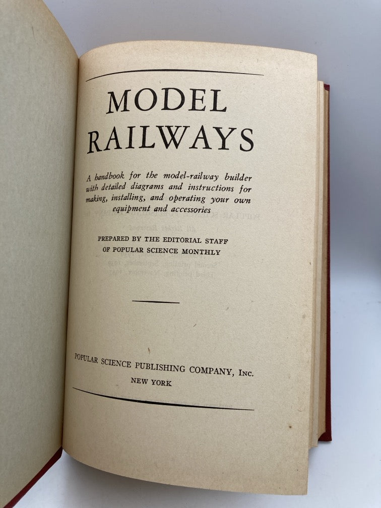 Model Railways: A Handbook for the Model Railway Builder
