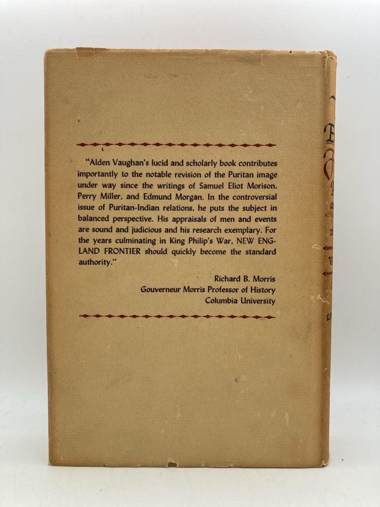 New England Frontier: Puritans and Indians 1620-1675