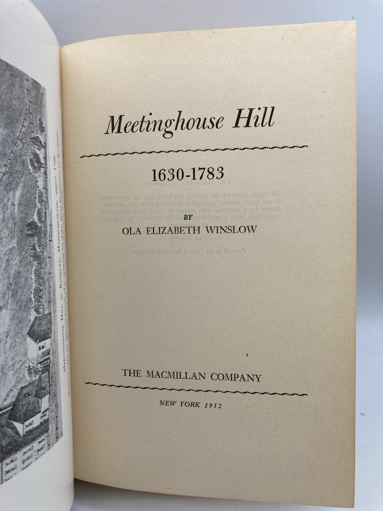 Meetinghouse Hill: 1630-1783