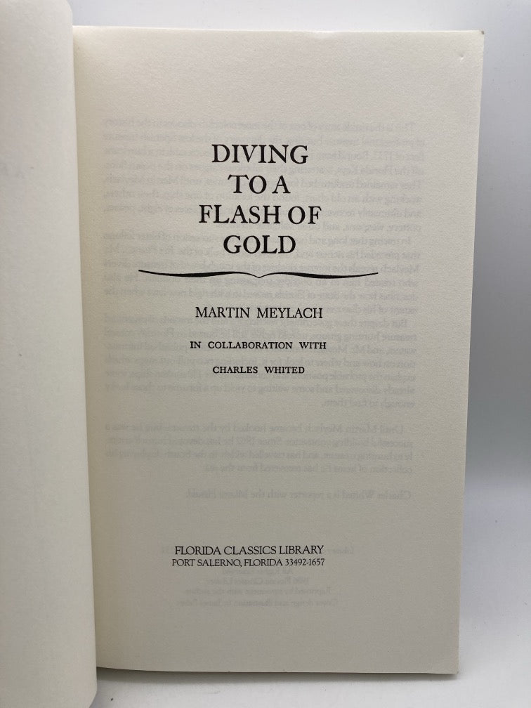 Diving to a Flash of Gold