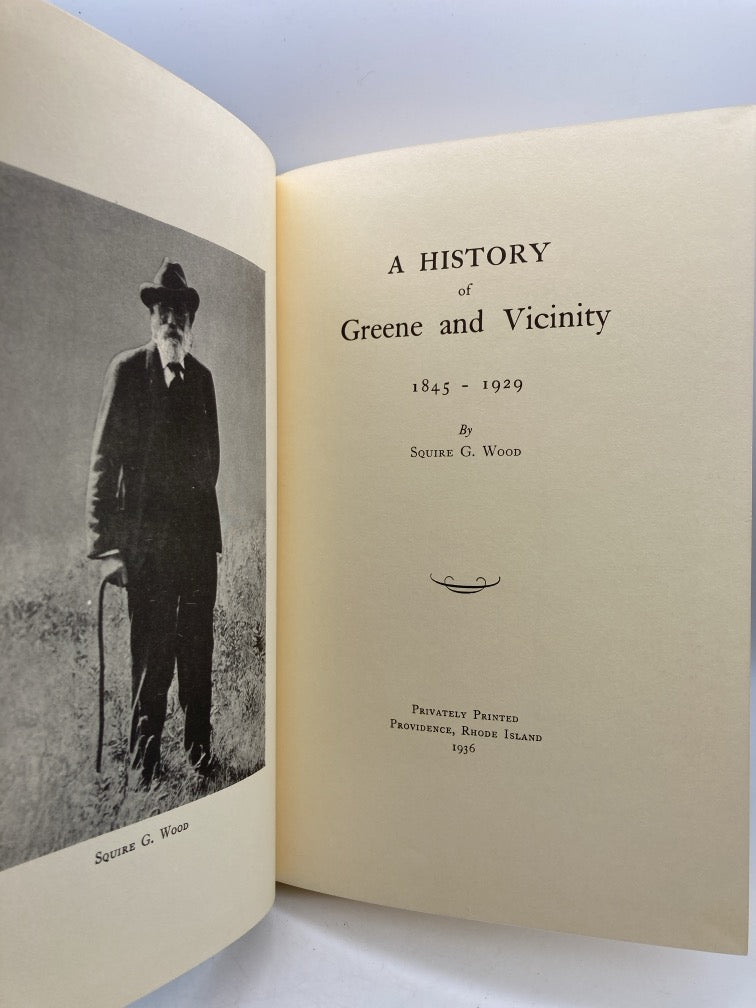 A History of Greene and Vicinity 1845-1929