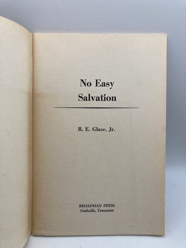 No Easy Salvation: A Careful Examination of the Question of Apostasy in Hebrews
