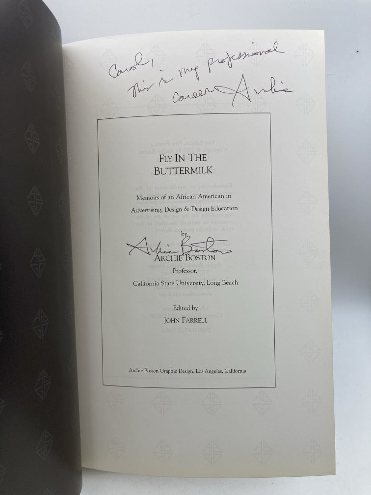 Fly in the Buttermilk (Signed 1st Edition)
