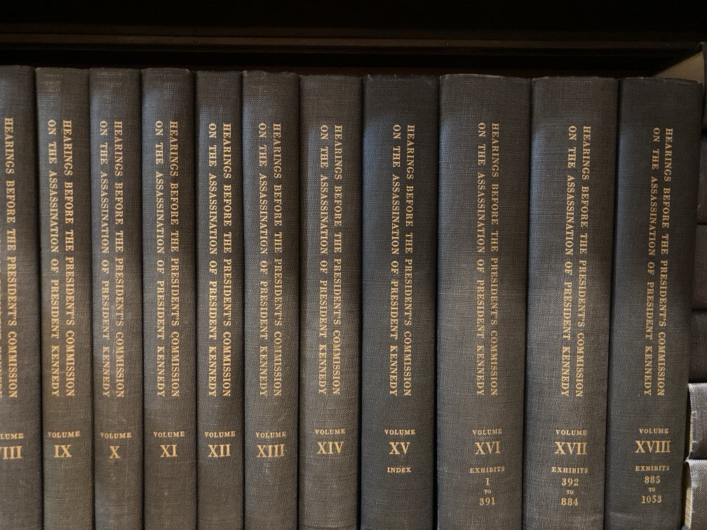 Hearings Before the President's Commission on the Assassination of President John F. Kennedy (26 Volume Set)
