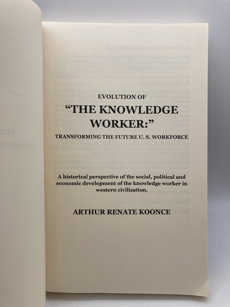 Evolution of the Knowledge Worker