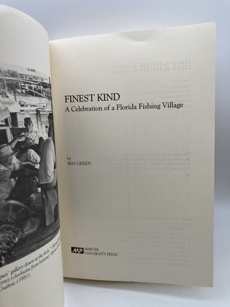 Finest Kind: A Celebration of a Florida Fishing Village