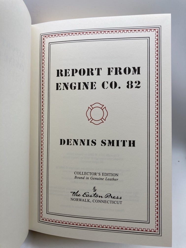 Report from Engine Co. 82 (Easton Press)