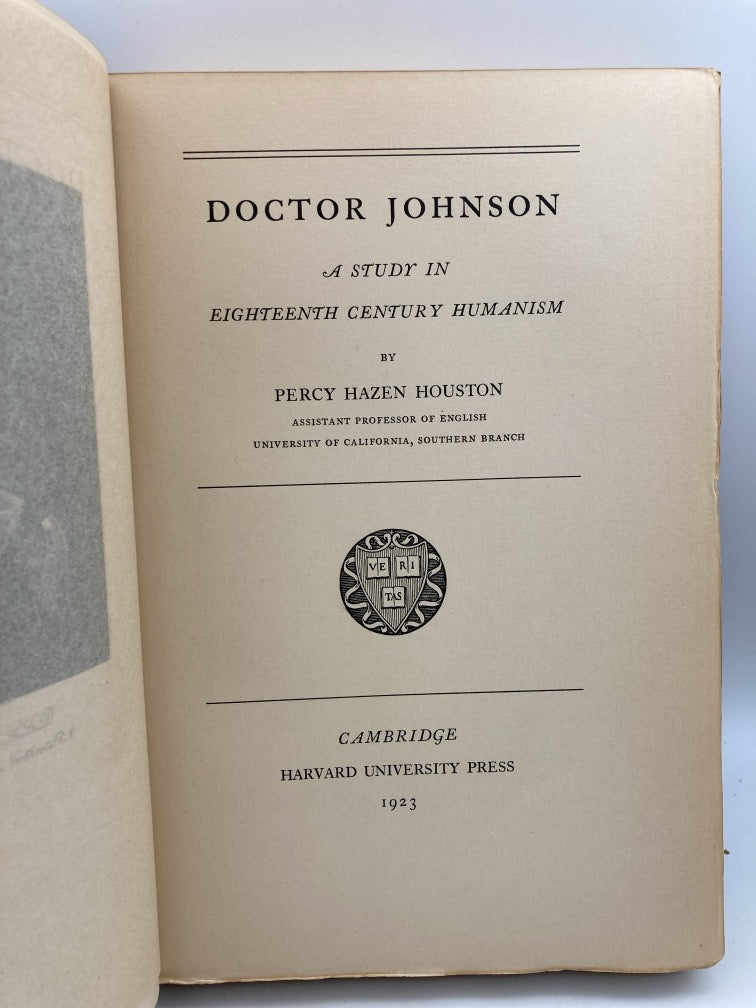 Doctor Johnson: A Study in Eighteenth Century Humanism