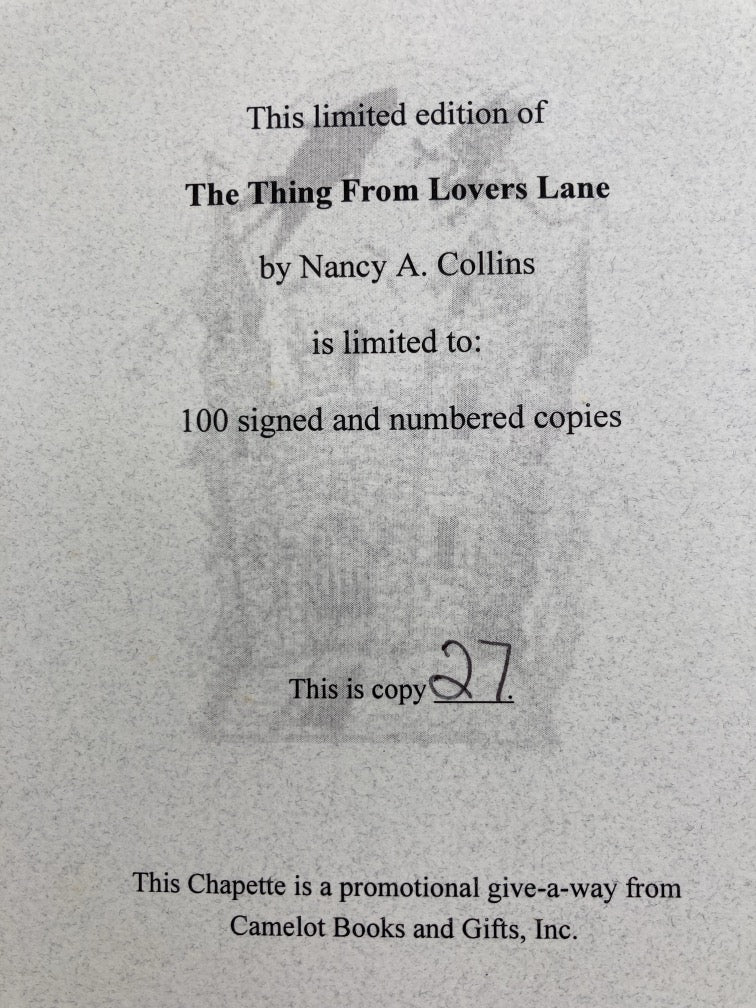The Thing from Lovers Lane (Limited Edition)