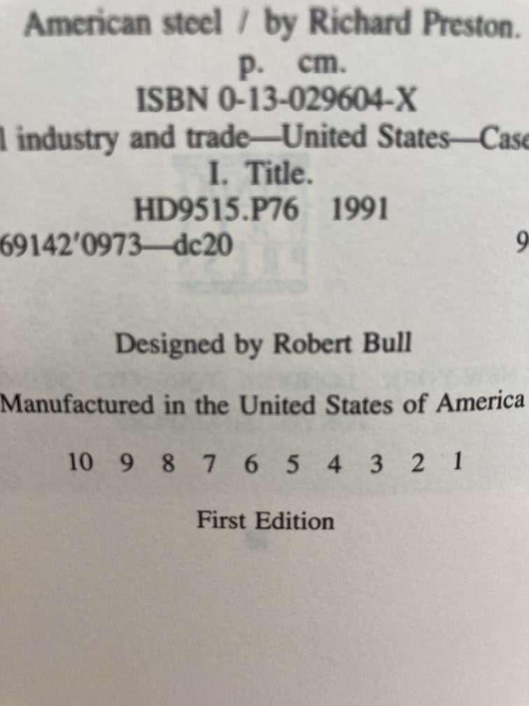 American Steel: Hot Metal Men and the Resurrection of the Rust Belt