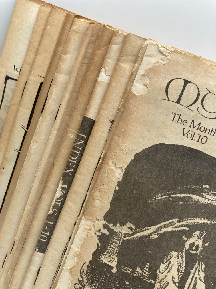 Mythprint: The Monthly Bulletin of the Mythopoeic Society (30 Back Issues)