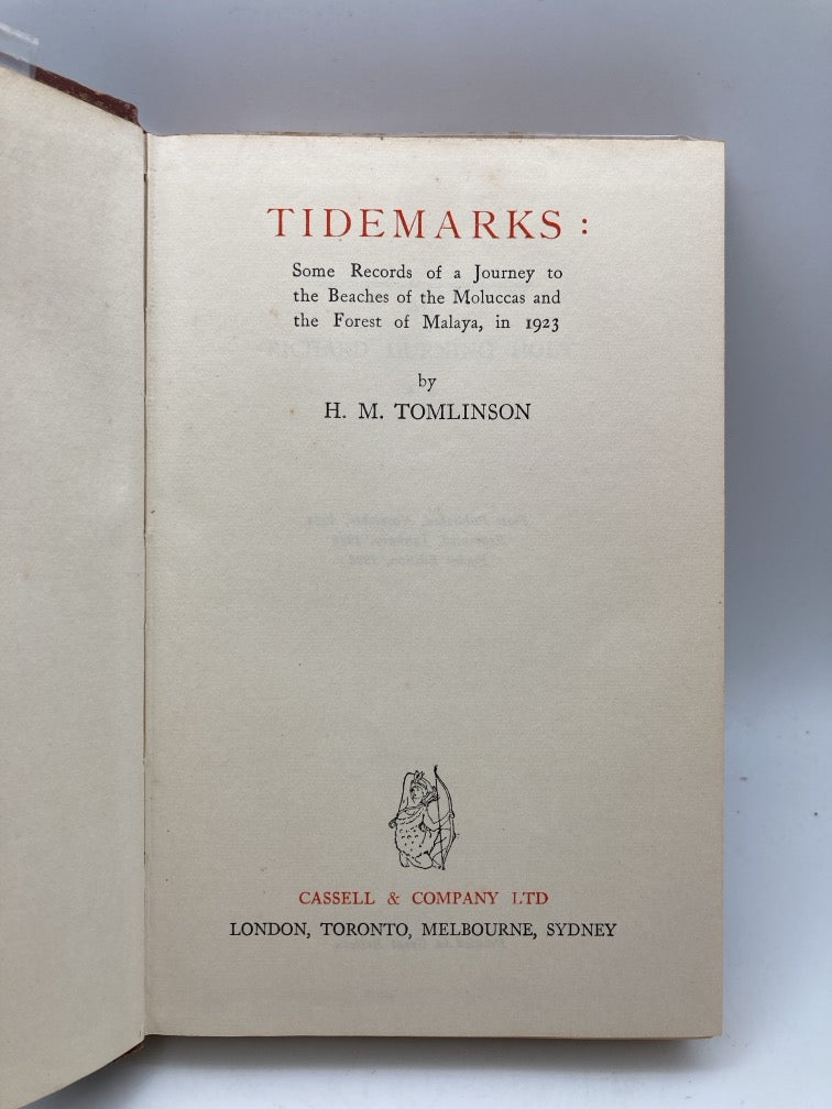 Tidemarks: Some Records of a Journey to the Beaches of the Moluccas and the Forest of Malaya in 1923 (Cassell's Pocket Library)