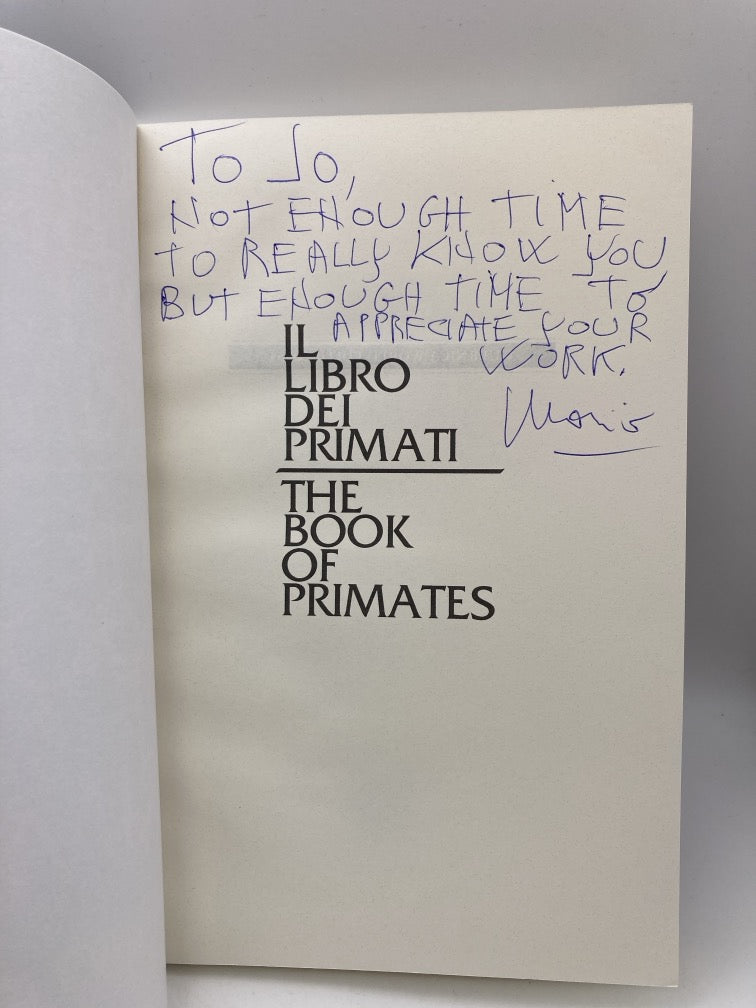 Il Libro dei Primati/The Book of Primates (signed)