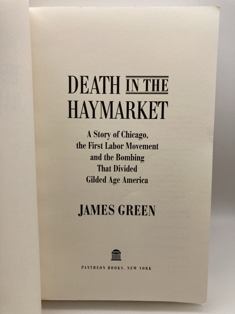 Death in the Hay Market: A Story of Chicago (Advanced Review Copy)